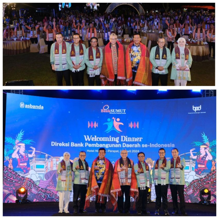 Bank Sumut Promosikan Danau Toba pada Welcoming Dinner Direksi BPD Se-Indonesia