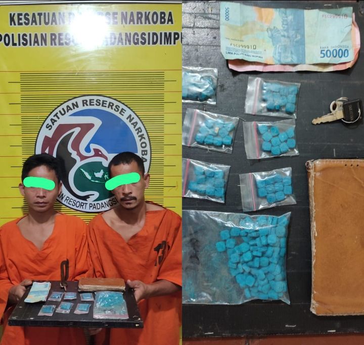 Ratusan Butir Extasi berhasil Diamankan Satresnarkoba Polres Padangsidimpuan