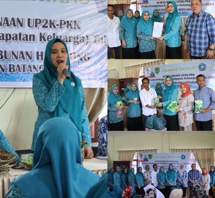 Kunjungi Desa Binaan, Rosalina Pasaribu Harap Perkebunan Hapesong Mampu Jadi Wiraswasta Kreatif Untuk Tingkatkan Pendapatan Keluarga