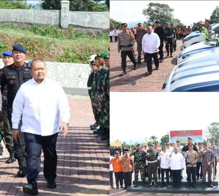 Bupati Tapsel Hadiri Apel Gelar Pasukan Ketupat Toba 2024