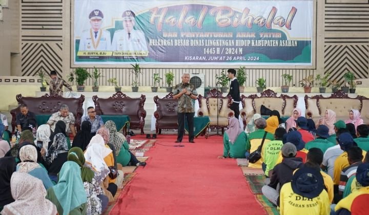 Dinas LH Asahan Gelar Halal Bihalal