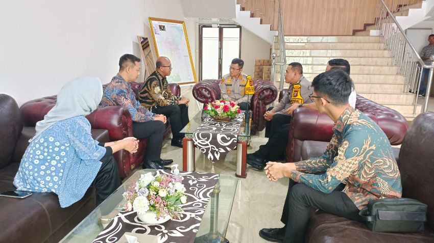 Tingkatkan Pelayanan Tugas, Kepala Kantor LPS I Medan Berkunjung ke Polrestabes Medan