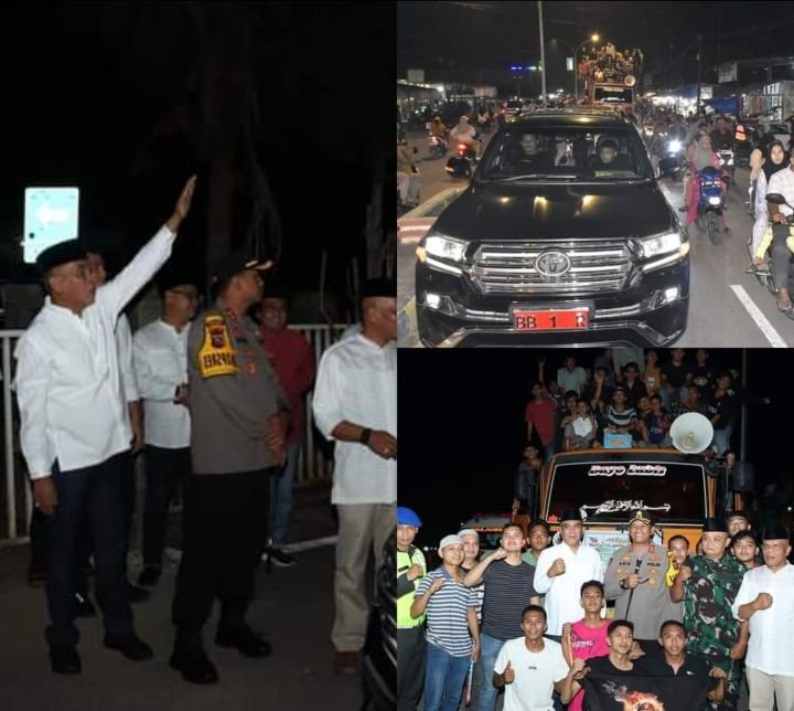 Sambut Idul Fitri 1445 H Pemkab Madina Gelar Pawai Takbir Keliling,