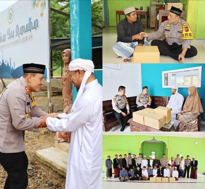 Kapolres Padangsidimpuan AKBP Dudung Setyawan Kunjungi Ponpes dan Panti Asuhan
