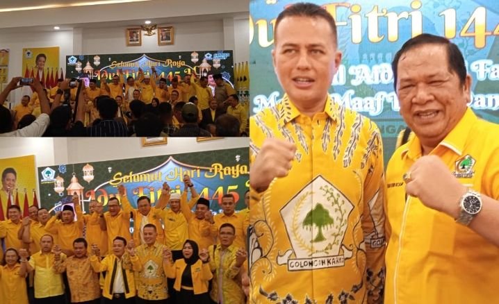 Teriakan bergemuruh di Golkar Sumut, Ijeck.. Ijeck..Ijeck...Gubernur 2024 - 2029
