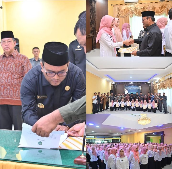 Pj. Walikota Padangsidimpuan Serahkan SK P3K Formasi 2023