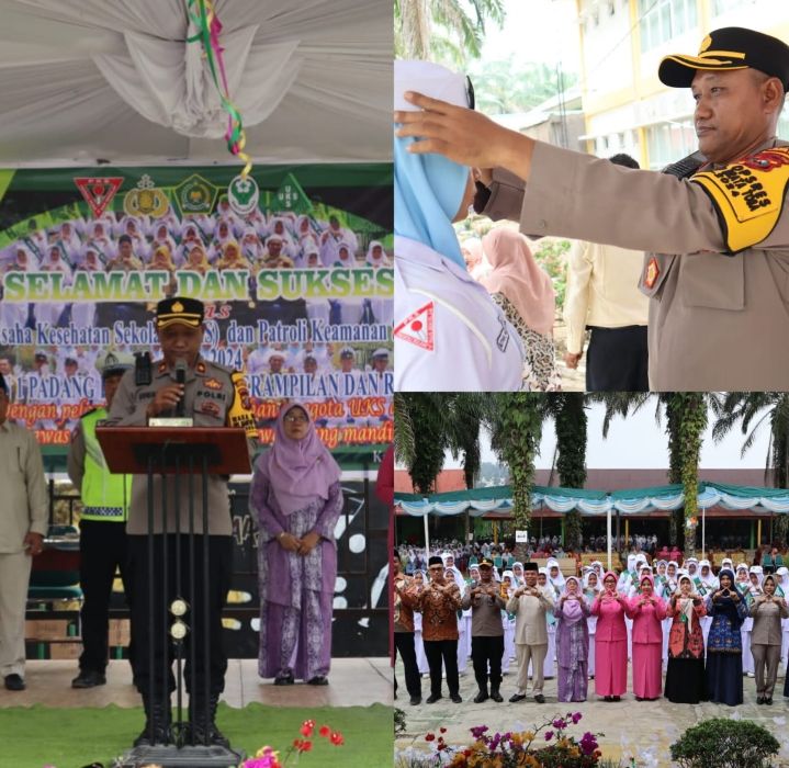 Waka Polres Kompol Sugianto Hadiri Pelantikan Dokter Remaja dan Pengukuhan Anggota PKS MAN 1 Palas