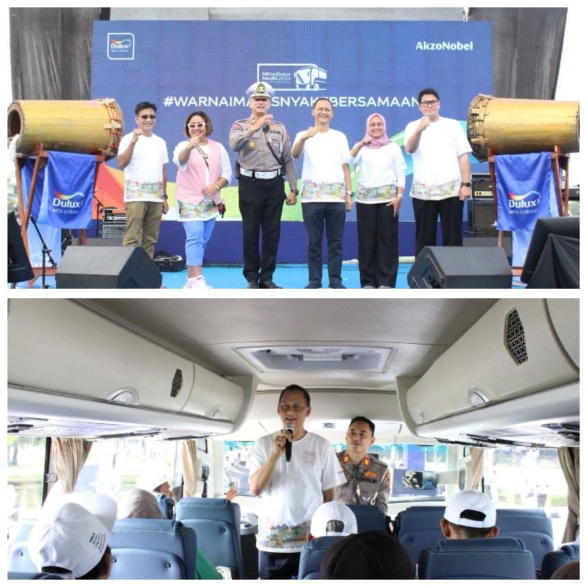 AkzoNobel Gelar Program Mitra Dulux Mudik 2024 untuk Ratusan Tenaga Pengecatan dan Kontraktor Mitra Dulux