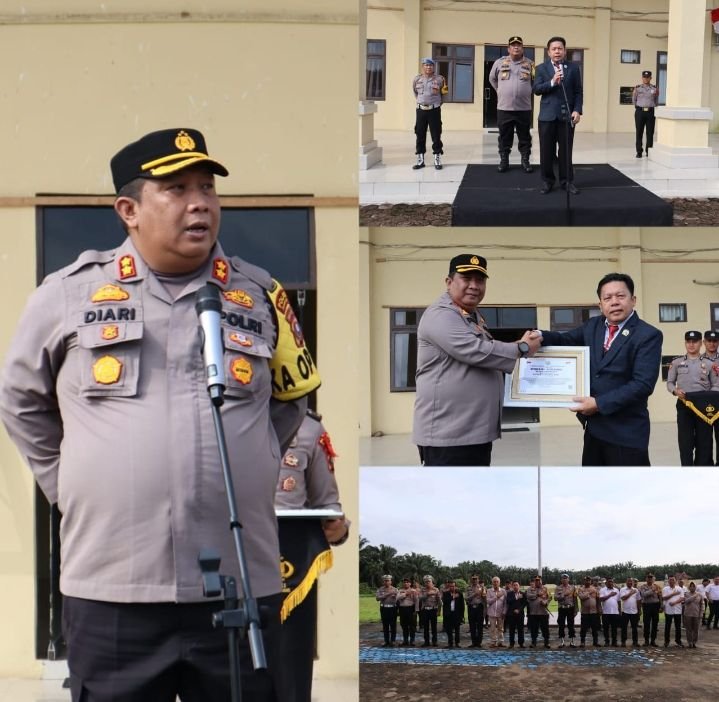 Polres Palas Terima Penghargaan Dari Lemkapi di Mako