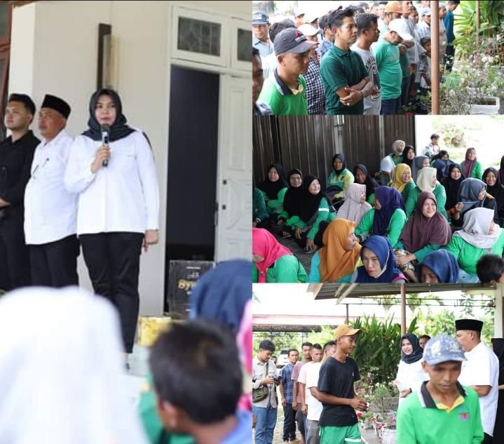 Wabup Madina Serahkan Tali Asih kepada 150 Petugas Kebersihan, Persampahan dan Pertamanan