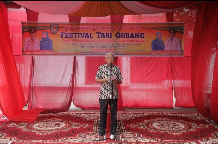 Bupati Asahan Buka Festival Tari Gubang Tingkat SD/SMP se-Kabupaten Asahan