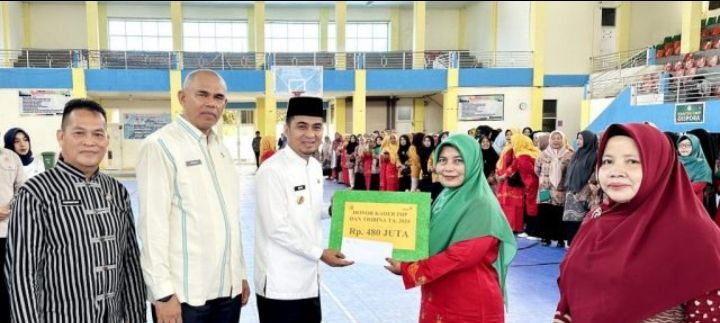 Pemko Berikan Apresiasi Bagi Kader IMP dan Tribina Senilai 480 Juta Rupiah.