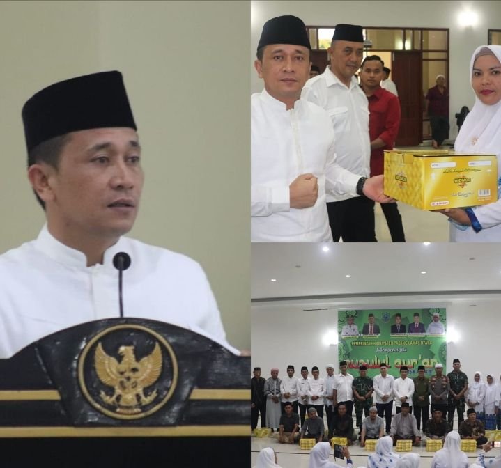 Momen Sakral Peringatan Nuzulul Qur'am di Paluta, Pemkab Salurkan Zakat dari Gaji ASN