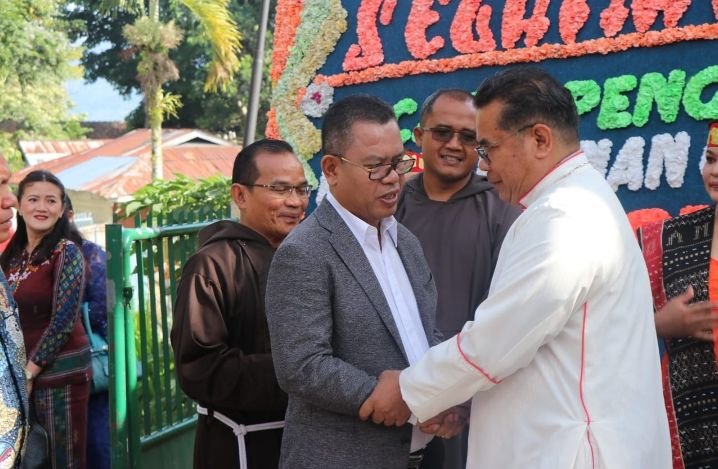 Bupati Toba Sampaikan Terima kasih Atas Disiplin dan Ketekunan Katolik
