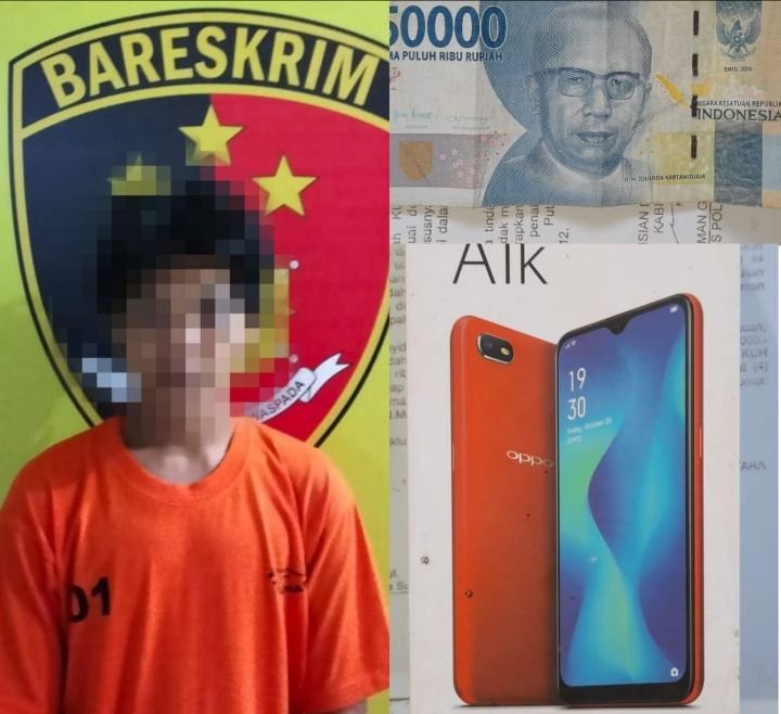 RD Pencuri HP Berhasil Di amankan Personil Polsek Setia Janji