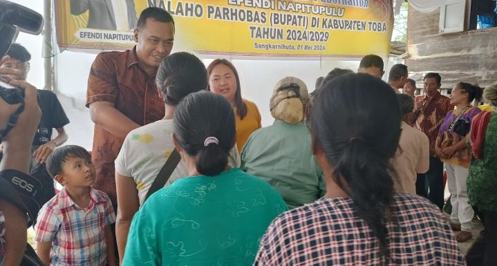 Bacalon Bupati Toba Efendi Napitupulu Merasa Yakin Maju di Pilkada 2024