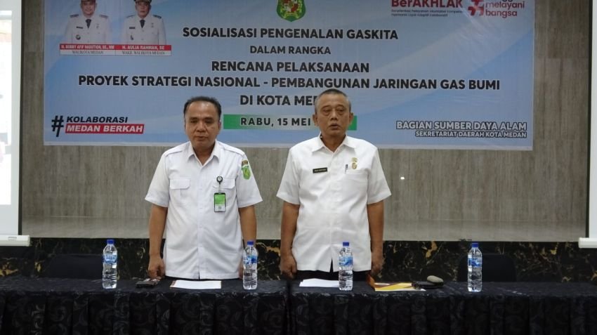 Dukung PSN Pembangunan Jaringan Gas Bumi, Pemko Medan Sosialisasikan Gas Kita