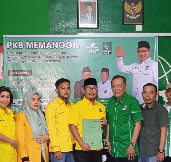Ketua PKB Padangsidimpuan Sambut Irsan Efendi Nasution