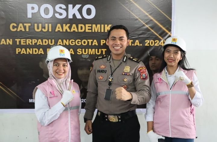 Srikandi PLN Berhasil Jaga Stabilitas Listrik Selama Ujian Akademik Penerimaan Anggota Polri T.A. 2024 Berlangsung