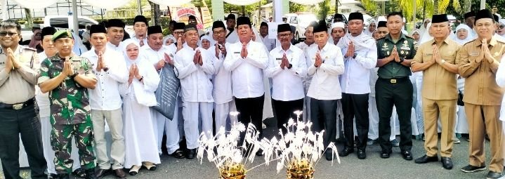 Pemkab Simalungun Tepung Tawari Jamaah Calhaj Tahun 2024