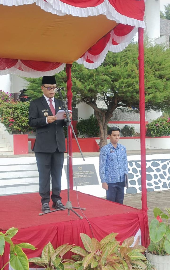 Bupati Toba Pimpin Upacara Hari Kebangkitan Nasional Tingkat Kabupaten Toba