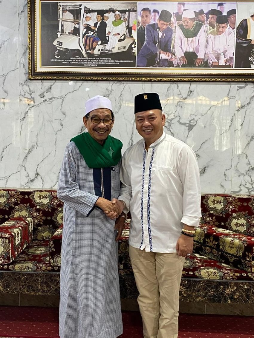 Silaturahmi kepada Syekh Ali Akbar Marbun, Nikson Nababan Dipuji Sebagai Sosok Cerdas dan Pluralis