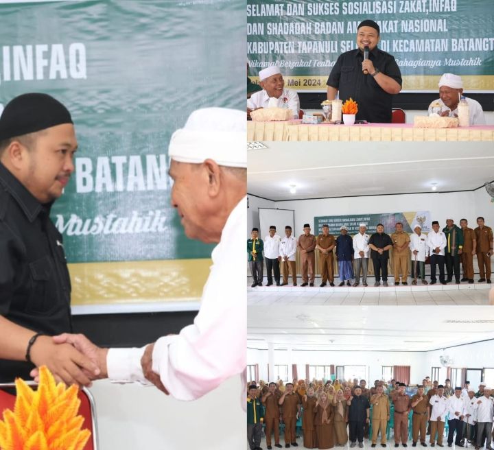 Bupati Dolly Pasaribu Sebut Zakat, Infak dan Shadaqah Dapat Mempermudah Pintu Rejeki saat Membuka secara Resmi di Barang Toru Tapsel