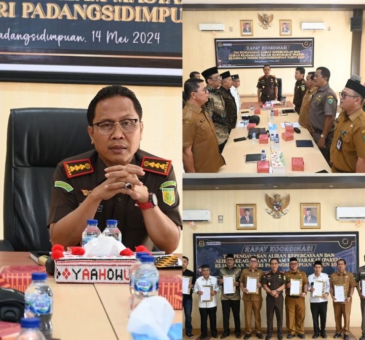 Kejari Padangsidimpuan Bersinergi dengan Berbagai Instansi untuk "Pakem"