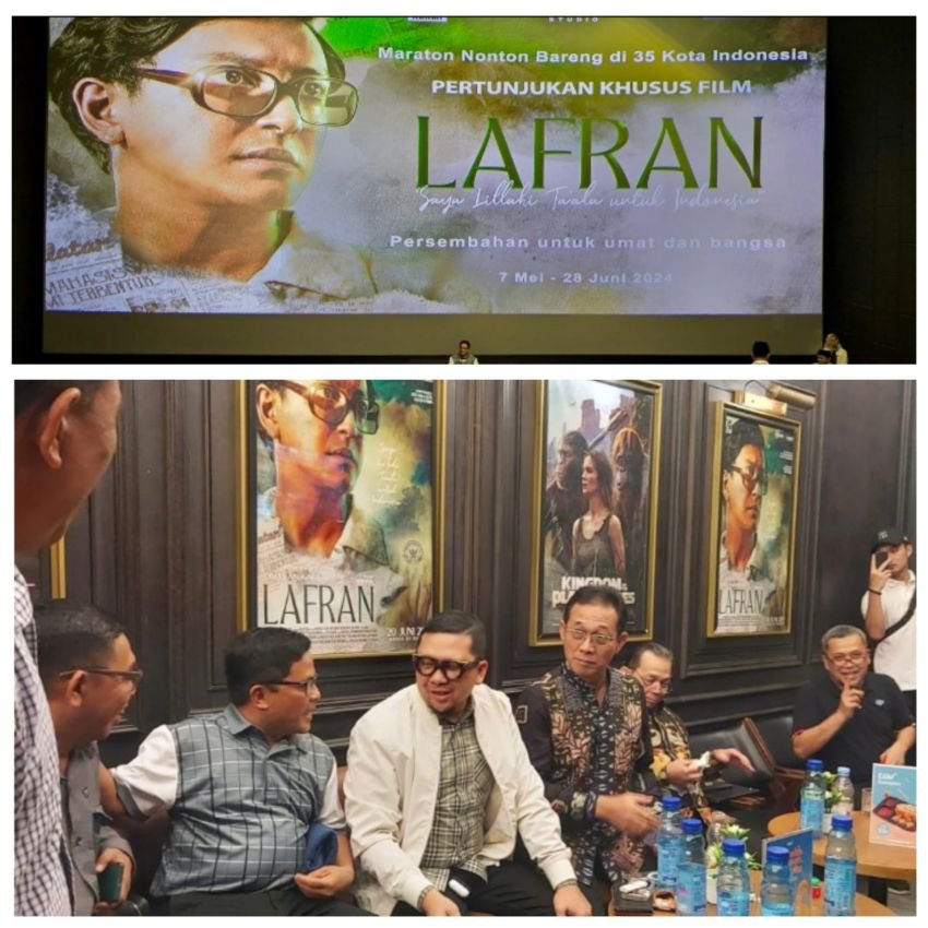 "Dirut Bank Sumut Bersama Para Tokoh Sumut Saksikan Bersama Film 'Lafran'