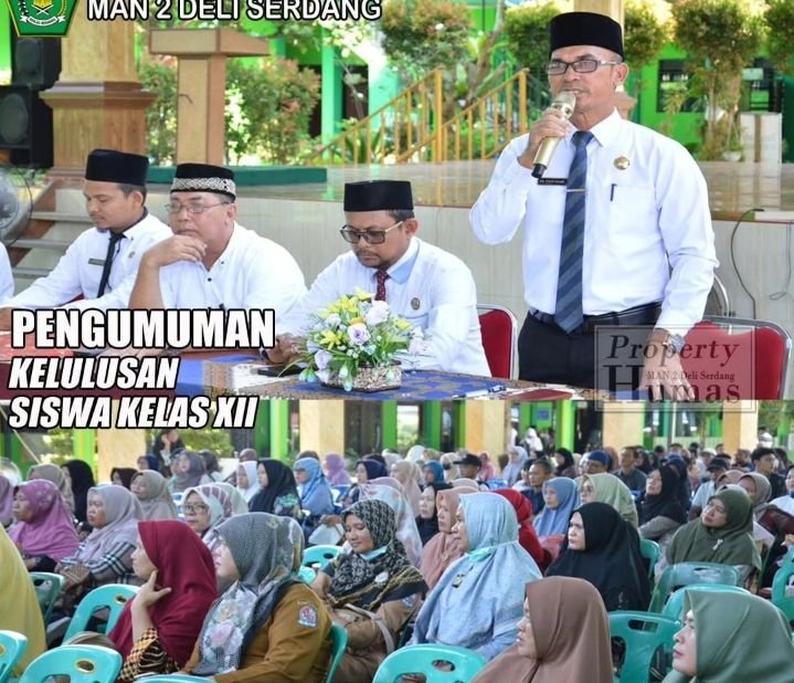 MAN 2 Deli Serdang Umumkan Kelulusan Siswa Kelas XII Tahun Pelajaran 2023-2024