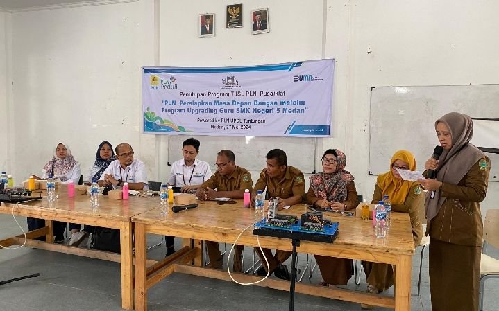 PLN Pusdiklat Persiapkan Generasi Muda  Kompeten dalam Kelistrikan melalui Program TJSL Upgrading Guru di 2 SMK di Medan