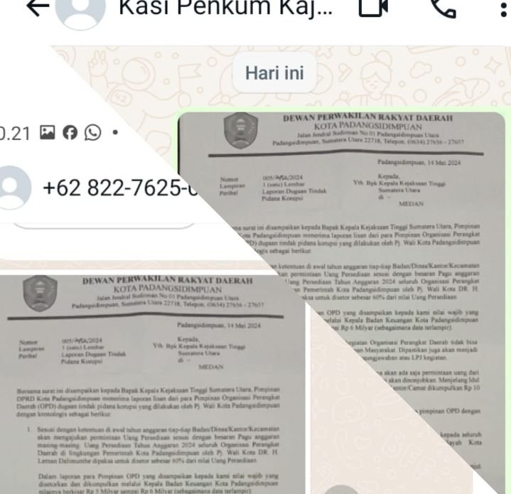 APH Harap Segera Bertindak Terkait Surat Kaleng yang Tersebar