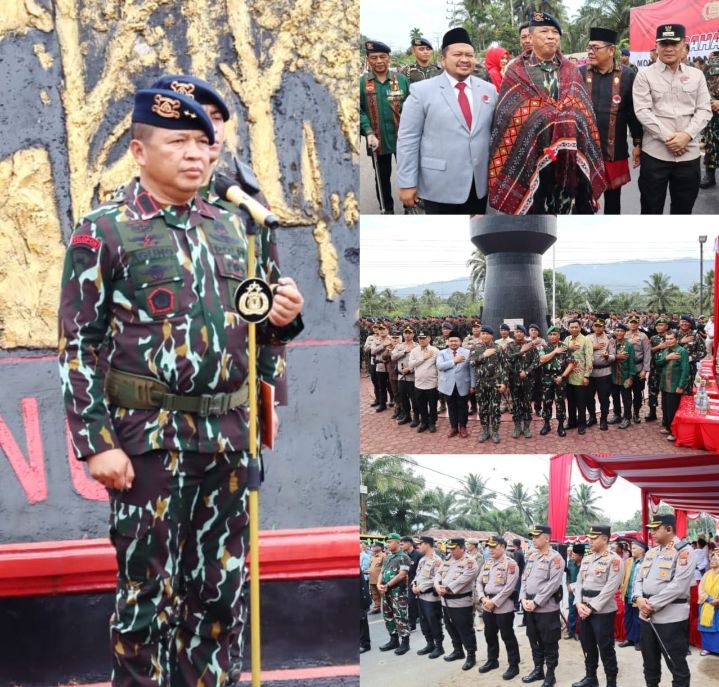Kapolda Sumut Irjen Pol Agung Setya Imam Efendi Pimpin Upacara di Hari Juang Benteng Huraba ke-75 Tapsel