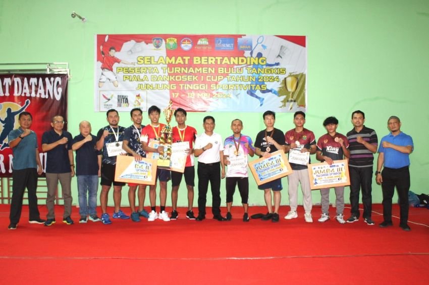 Komandan Kosek I Tutup Turnamen Bulu Tangkis Piala Dankosek I Cup Tahun 2024, Ini Kata Marsekal Pertama TNI Toto Ginanto