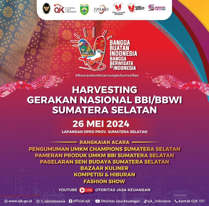 OJK Gelar Harvesting Gerakan Nasional BBI dan BBWI 2024