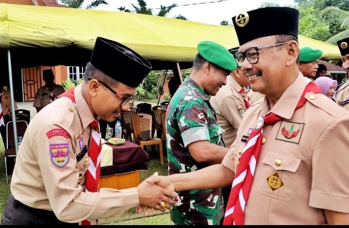 Wakil Bupati Simalungun Hadiri Pembukaan Kegiatan Pembinaan Pramuka SWK KODIM 0207/SML TA 2024