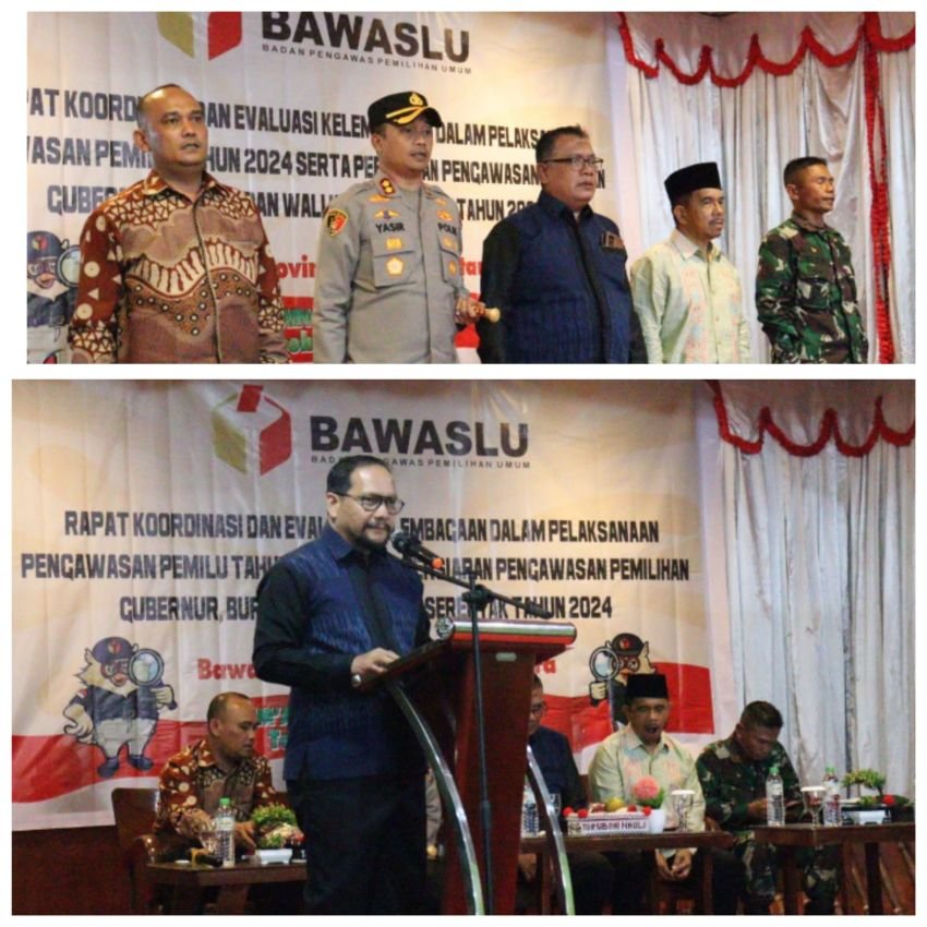 Bawaslu Sumut Gelar Rakor dan Evaluasi Kelembagaan Pelaksanaan Serta Persiapan Pengawasan Pilkada 2024