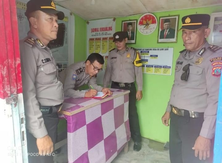Polres Asahan Lakukan Kegiatan Penilaian Pos Kamling Moro Tresno Sejajaran Polres Asahan