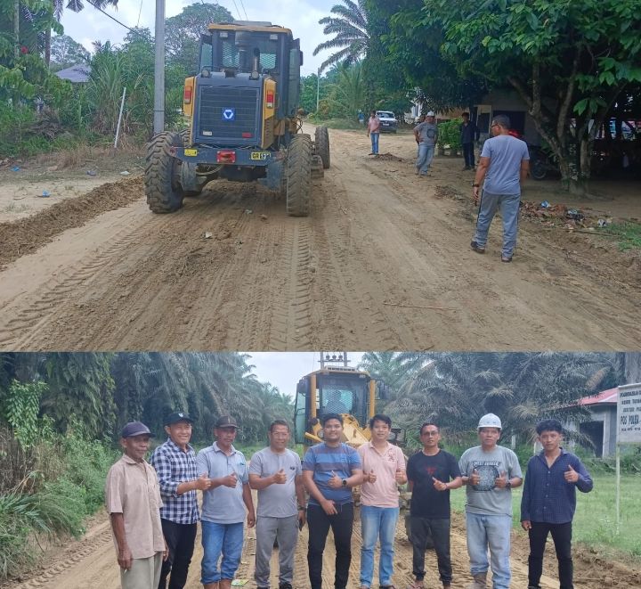 PT SRL Seikebaro bantu perbaikan jalan di Kosik Putih