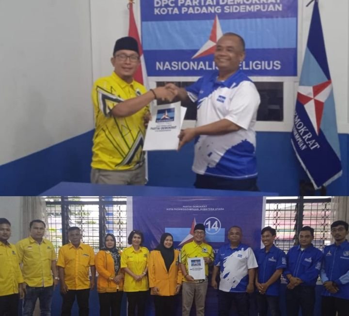 Ambil Formulir ke Demokrat : Irsan Efendi Nasution Siap Majukan Padangsidimpuan sekaligus Menyempurnakan Program Tertunda