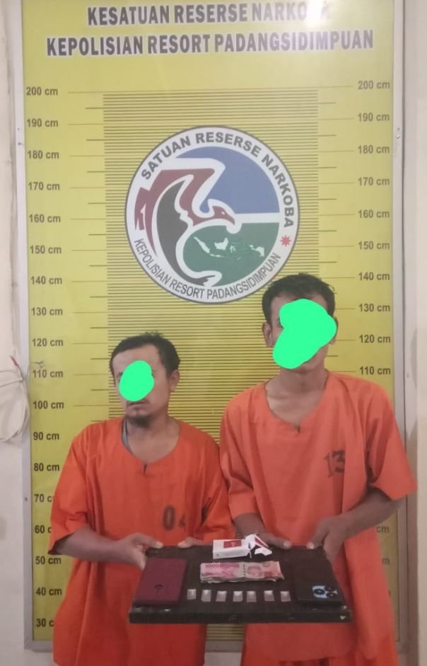 Sat Resnarkoba Polres Padangsidimpuan Tangkap Pelaku Narkotika di Aek Gareder Pijorkoling
