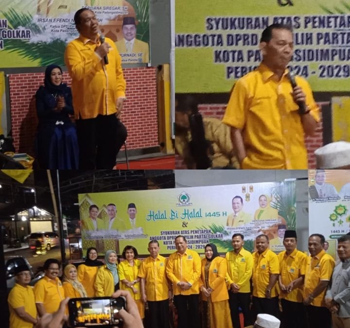 Di Tepung Tawari, 10 Anggota DPRD Terpilih Golkar Padangsidimpuan Jangan Lupa Diri