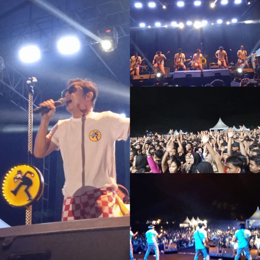 Konser Spektakuler Tipe-X Puluhan ribu padati Stadion HT Rizal Nurdin Padangsidimpuan "Meriahnya Malam Penuh Nostalgia"