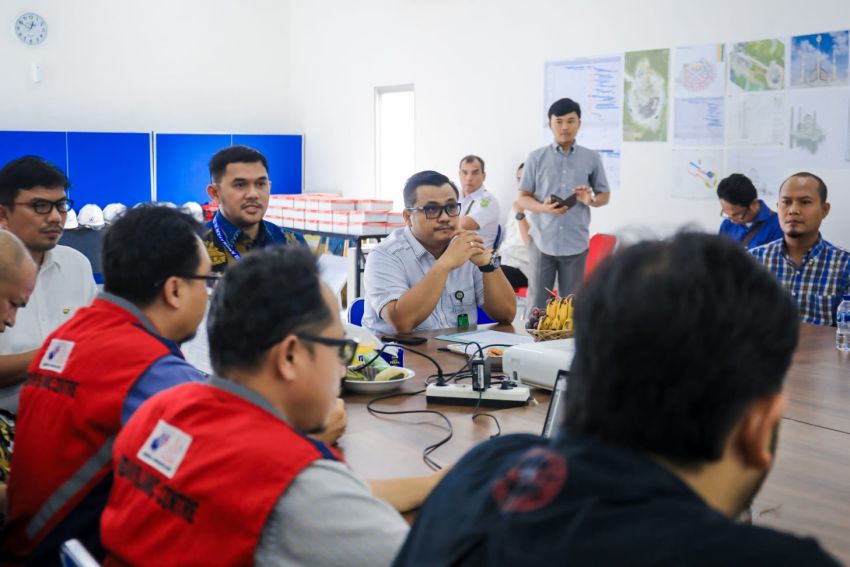 Pastikan Pembangunan Islamic Center Berjalan Lancar, Pj Sekda Medan Lakukan Pertemuan