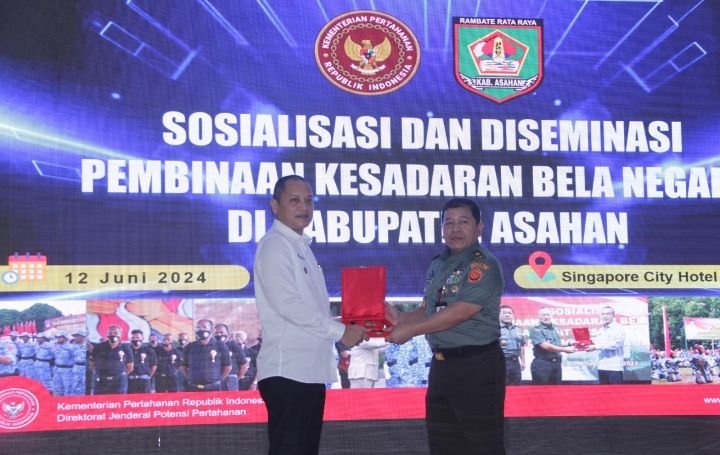 Bupati Asahan Hadiri Sosialisai dan Diseminasi Pembinaan Kesadaran Bela Negar