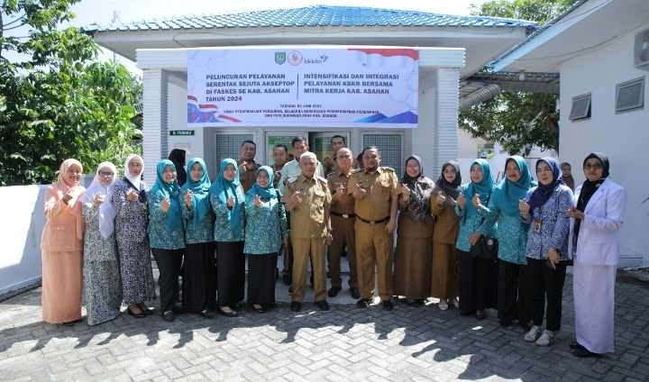 Bupati Asahan Tinjau Peluncuran Pelayanan Serentak Sejuta Akseptor
