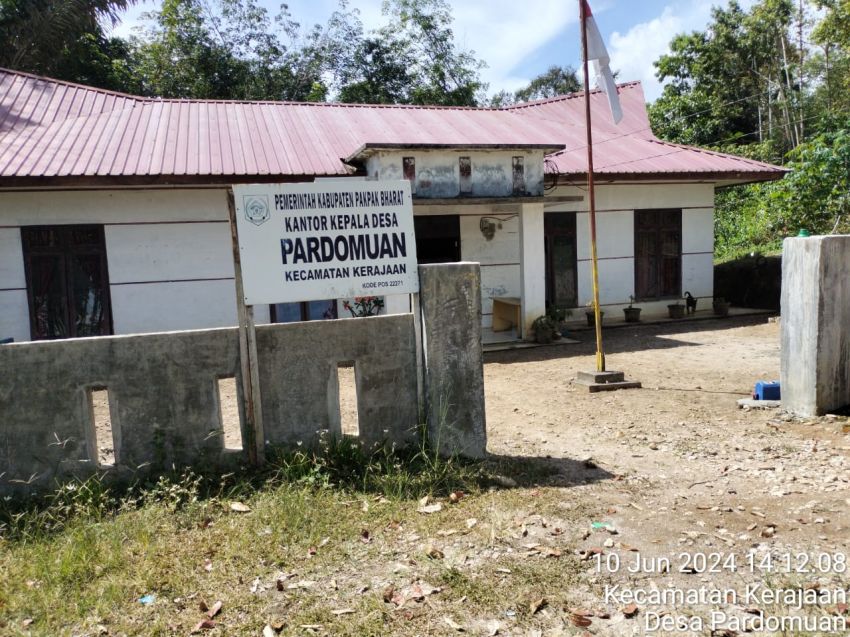 Kantor Kepala Desa Pardomuan Kosong Melempem Pada Jam Kerja,Tak Perlu Dicontoh