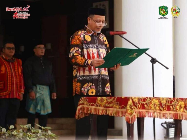 Wakil Ketua DPRD Medan Pembaca Teks Peringatan Harlah Pancasila