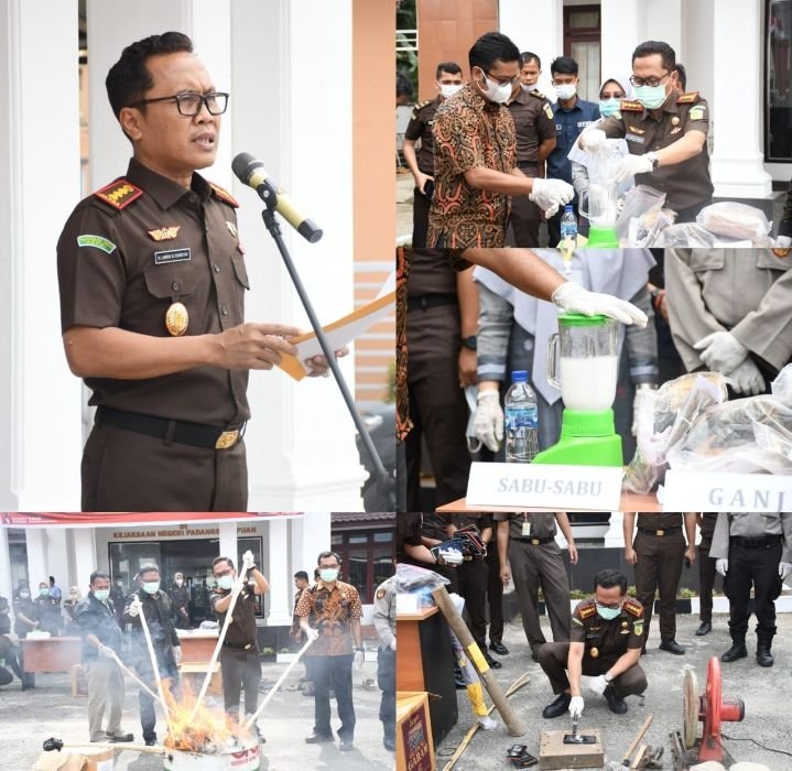 Kejaksaan Padangsidimpuan Musnahkan Barang Bukti dari 97 Perkara,