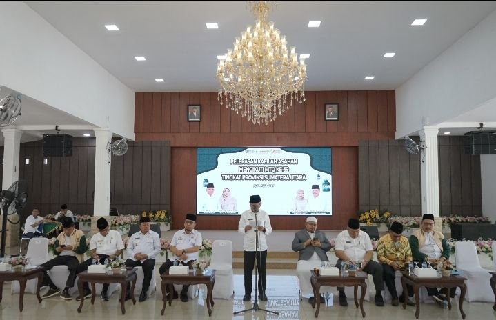 Bupati Asahan Lepas Kafilah Asahan Ikuti MTQ ke-39 Tingkat Provsu